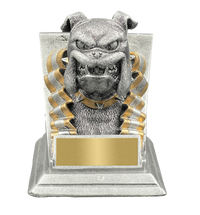 Bulldog Spirit Mascot Trophy