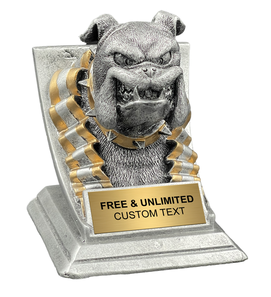 Bulldog Spirit Mascot Trophy