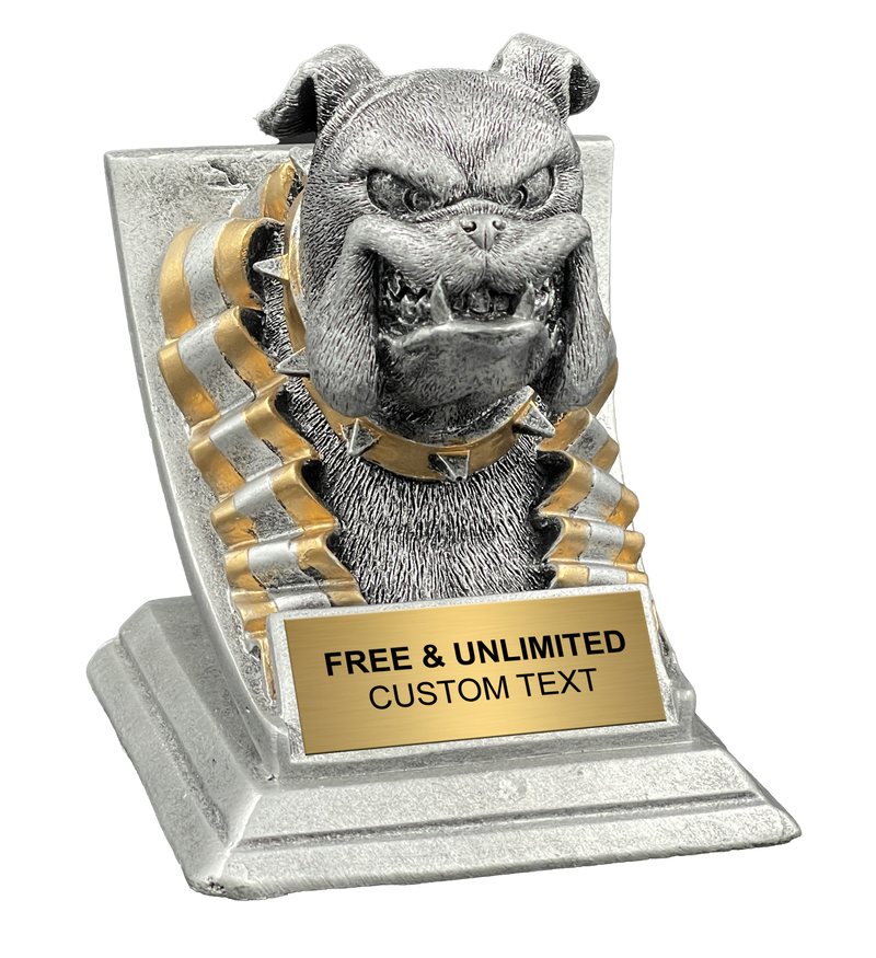 Bulldog Spirit Mascot Trophy