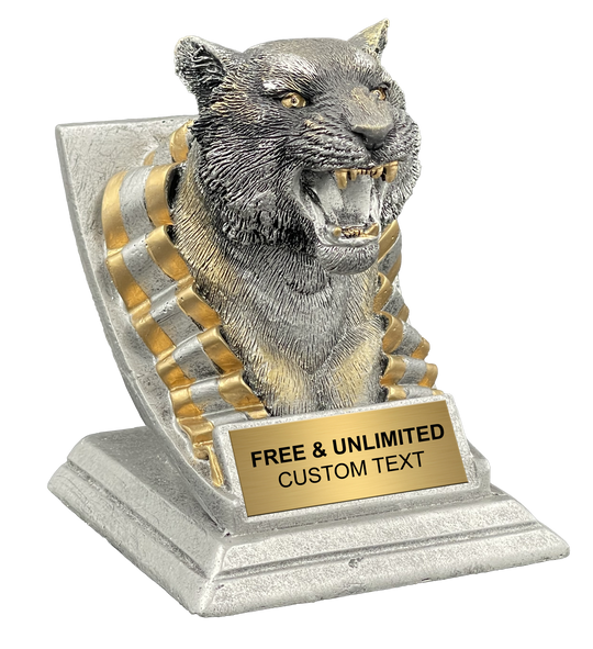 Tiger Spirit Mascot Trophy