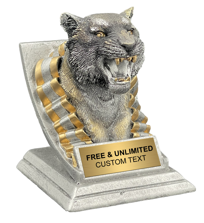 Custom Tiger Spirit Mascot Trophy 