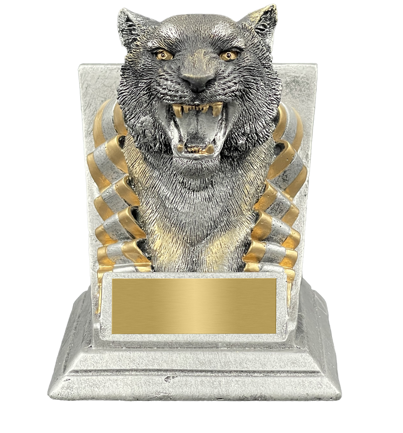 Tiger Spirit Mascot Trophy Front