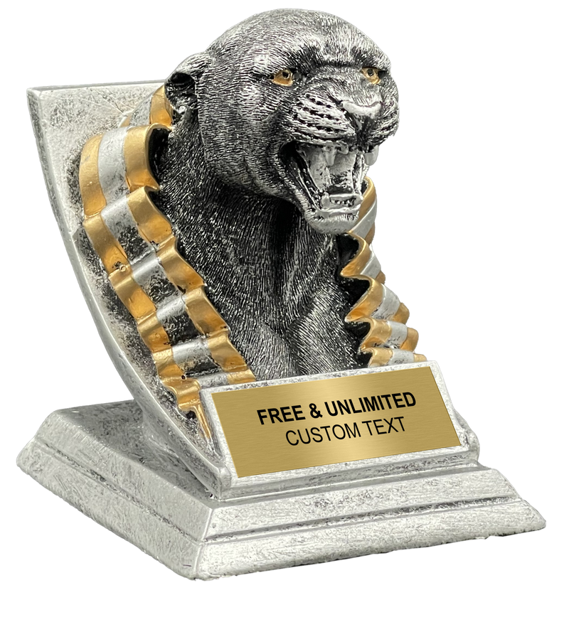 Panther Spirit Mascot Trophy Custom