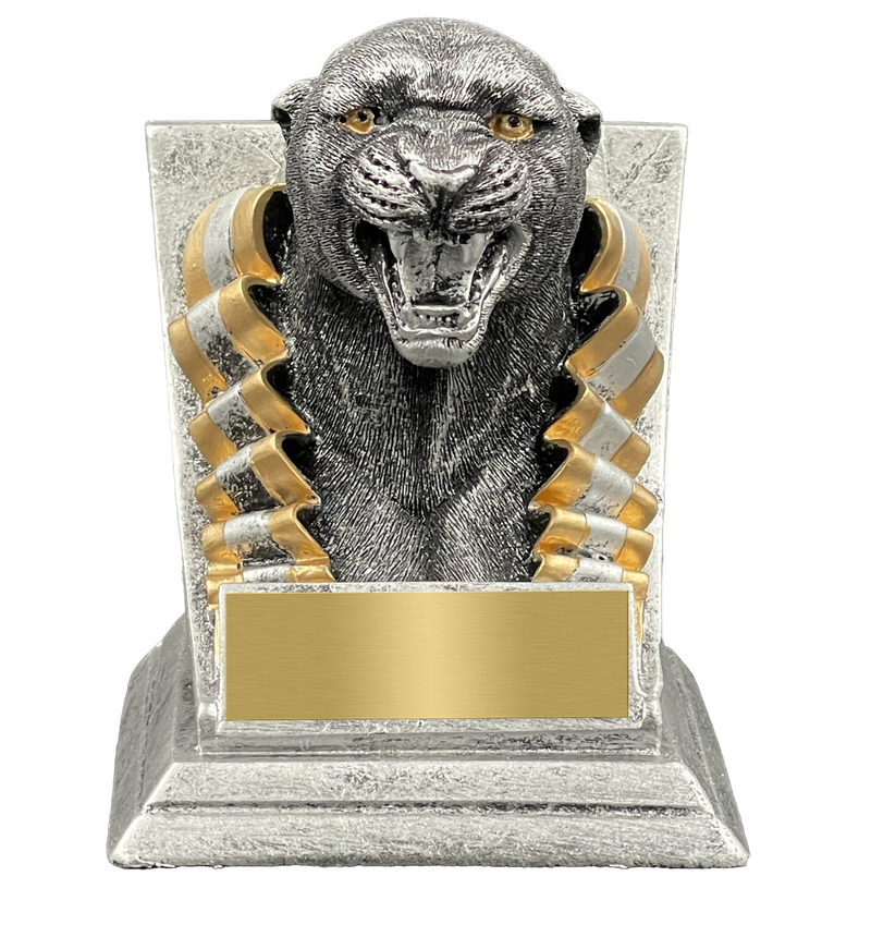 Panther Spirit Mascot Trophy Front