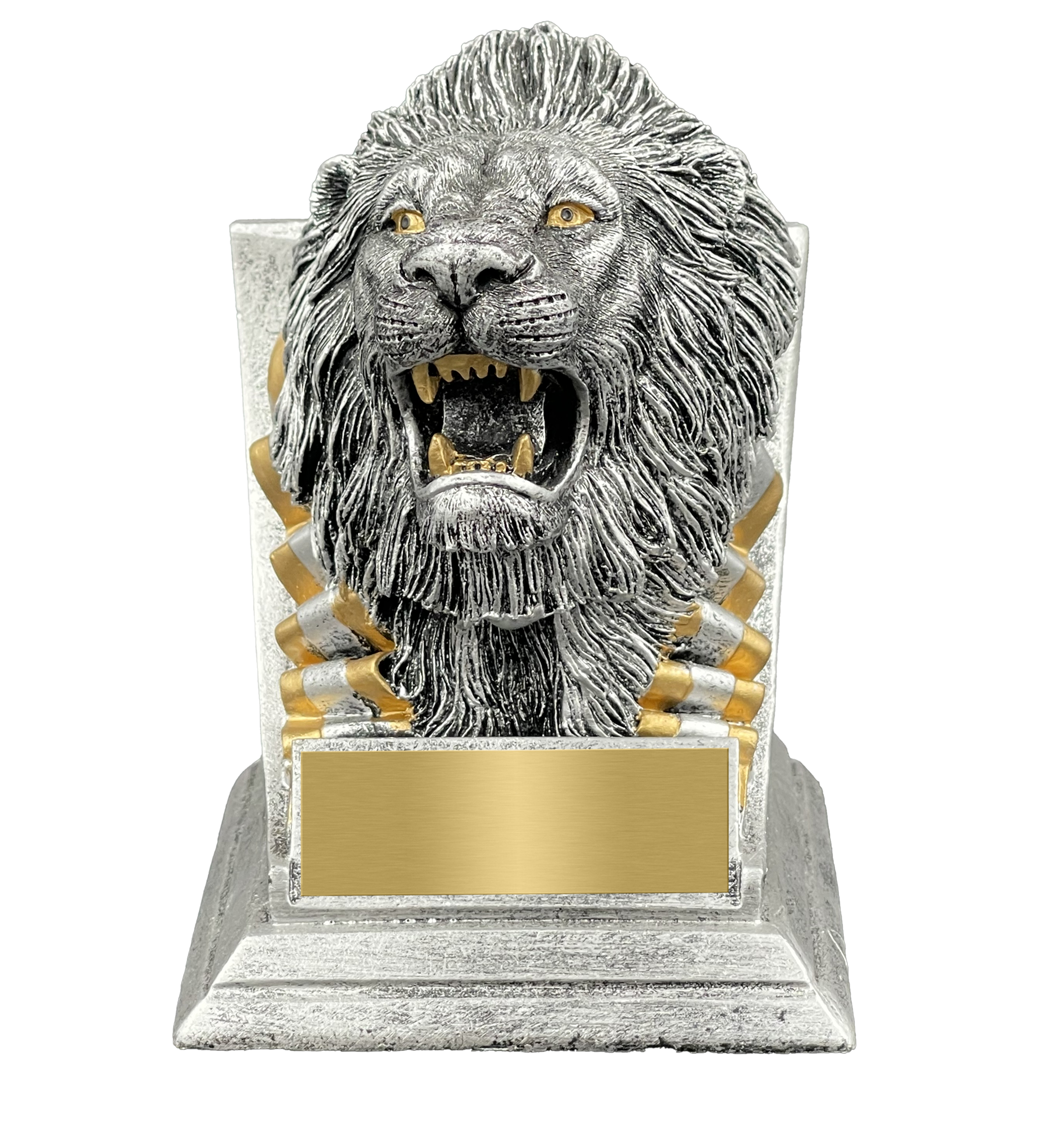 Lion Spirit Mascot Trophy Front