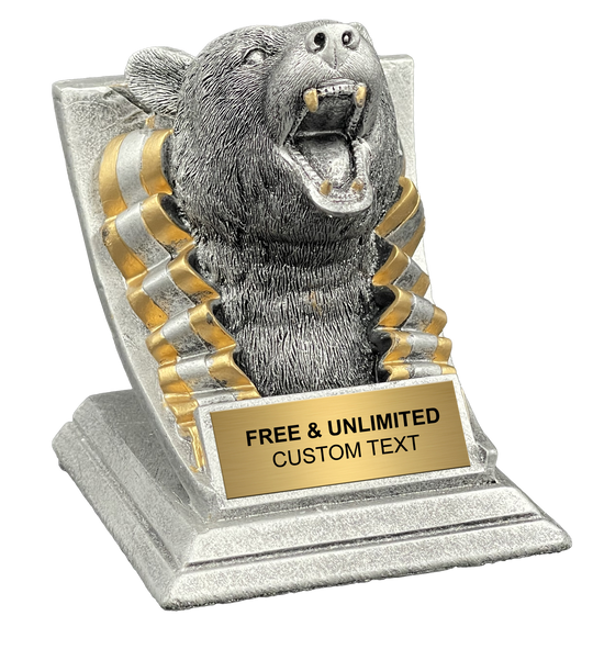 Bear Spirit Mascot Trophy