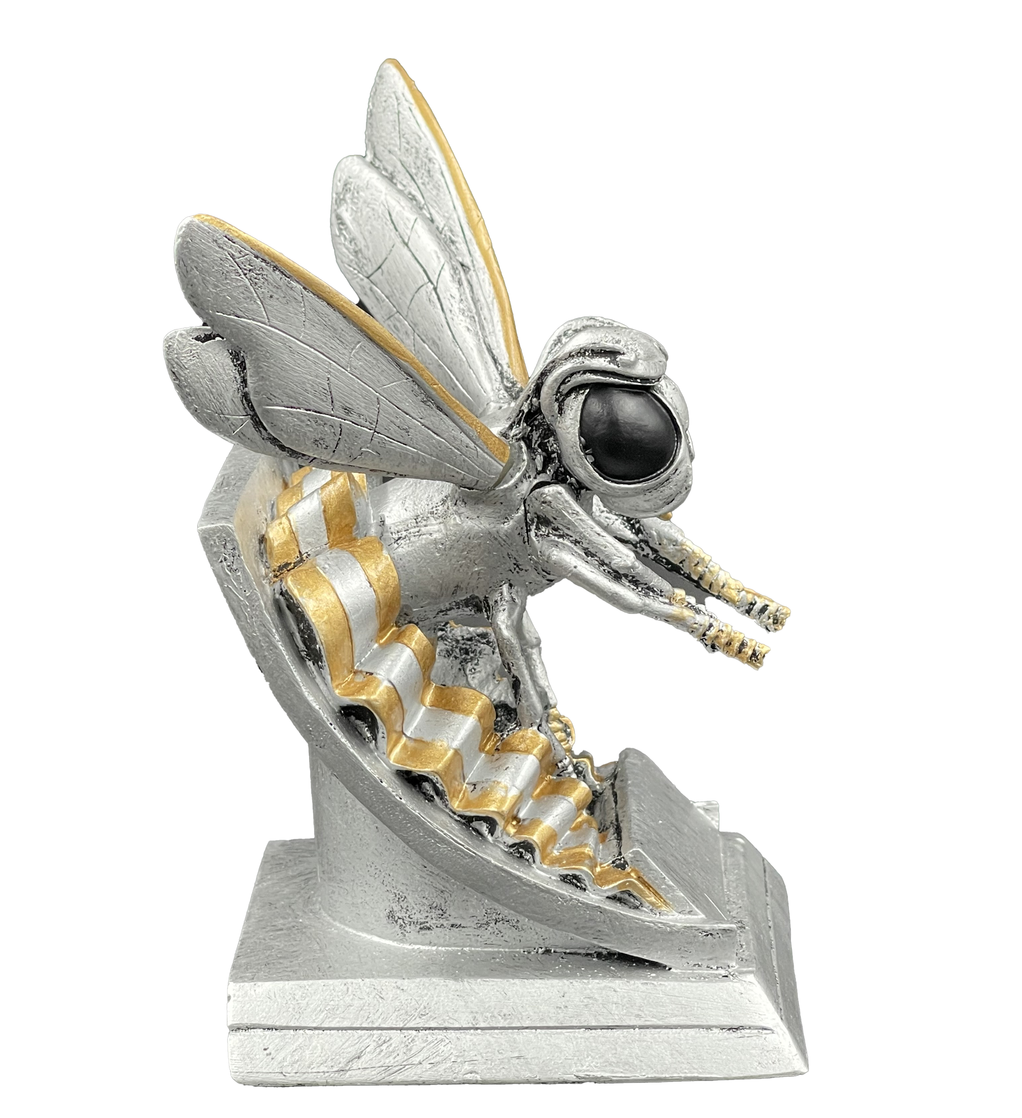 Hornet Spirit Mascot Trophy Side