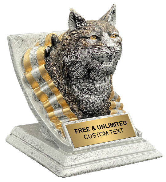 Bobcat Spirit Mascot Trophy