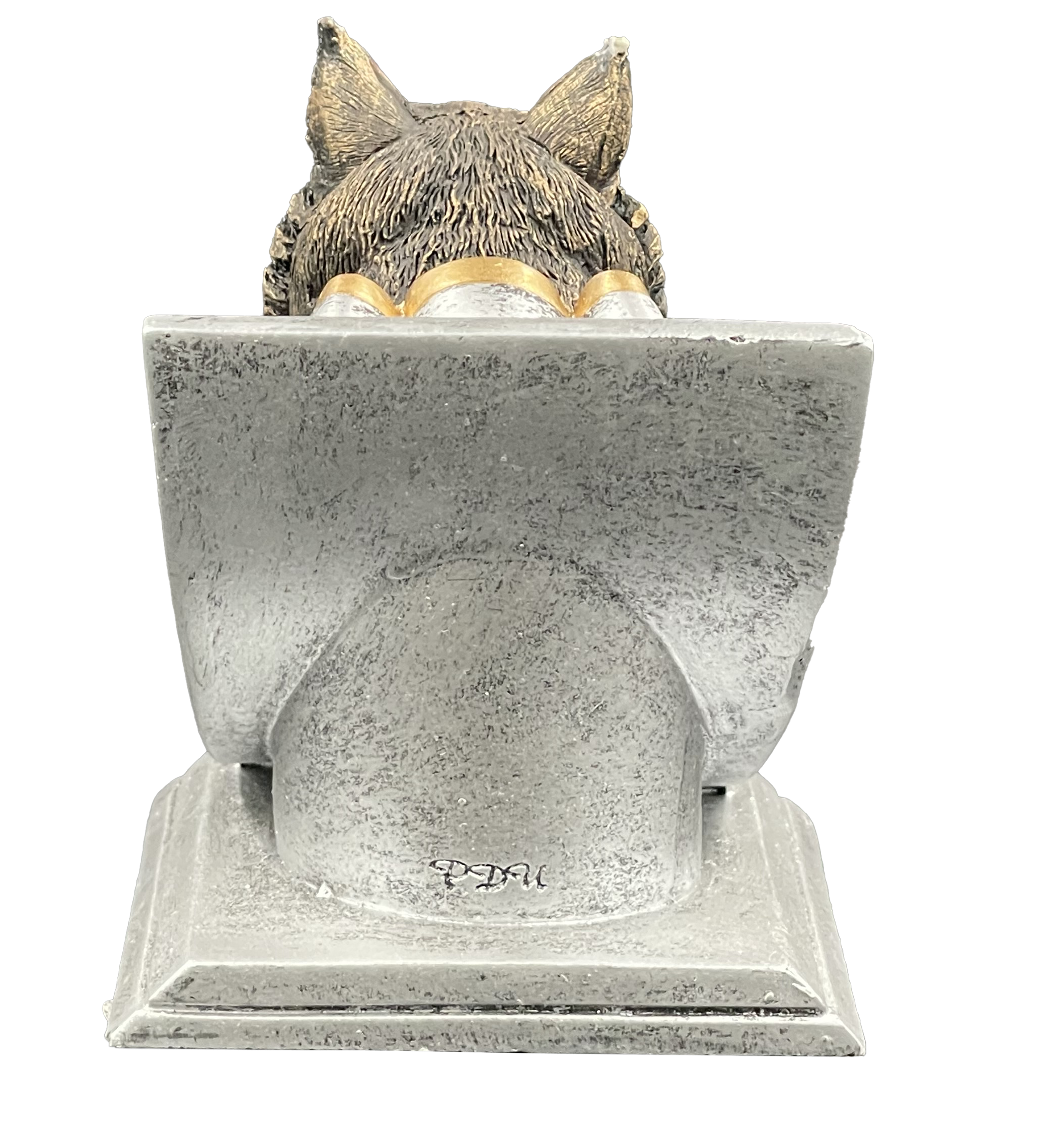 Bobcat Spirit Mascot Trophy Rear