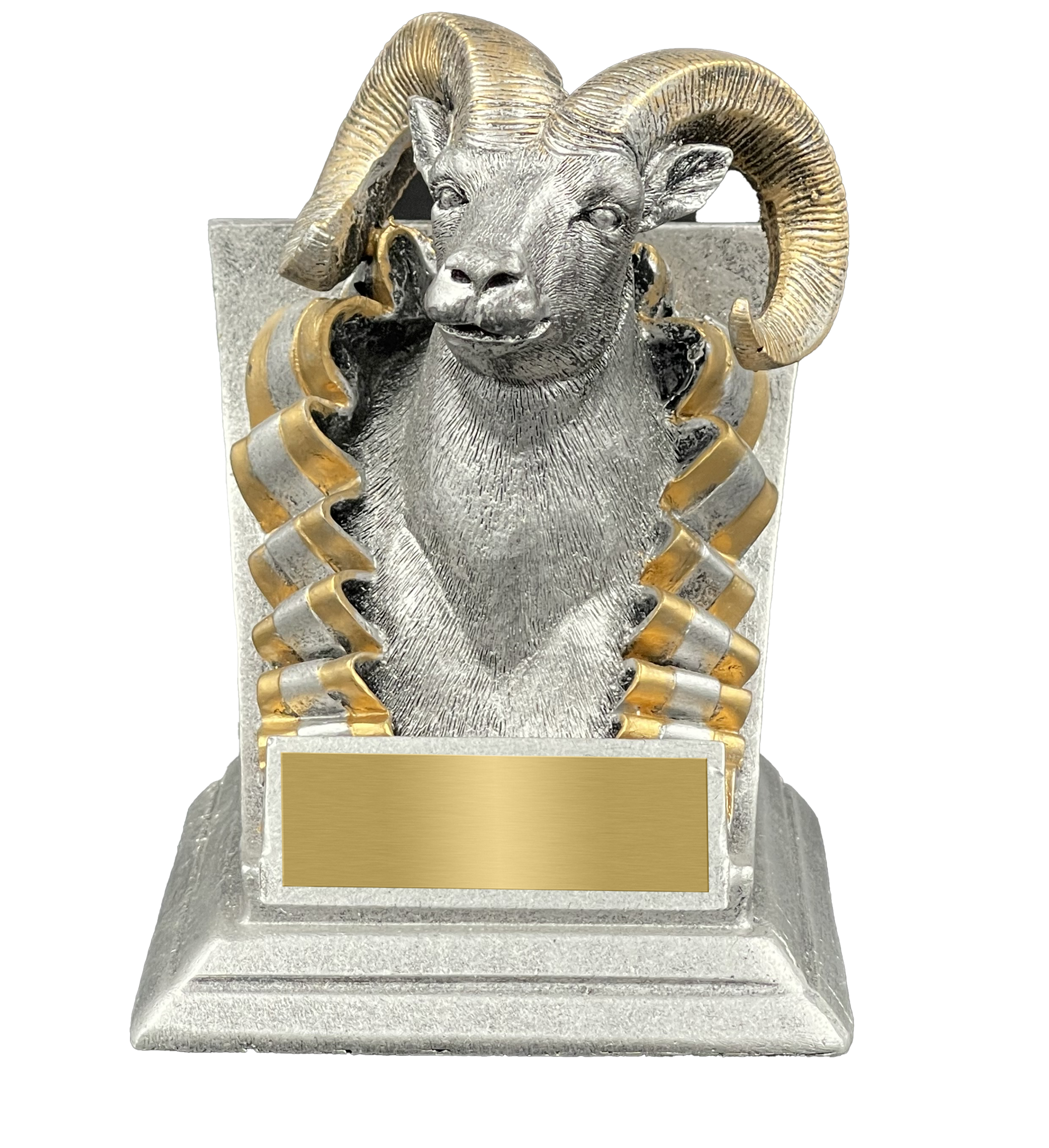 Ram Spirit Mascot Trophy Front