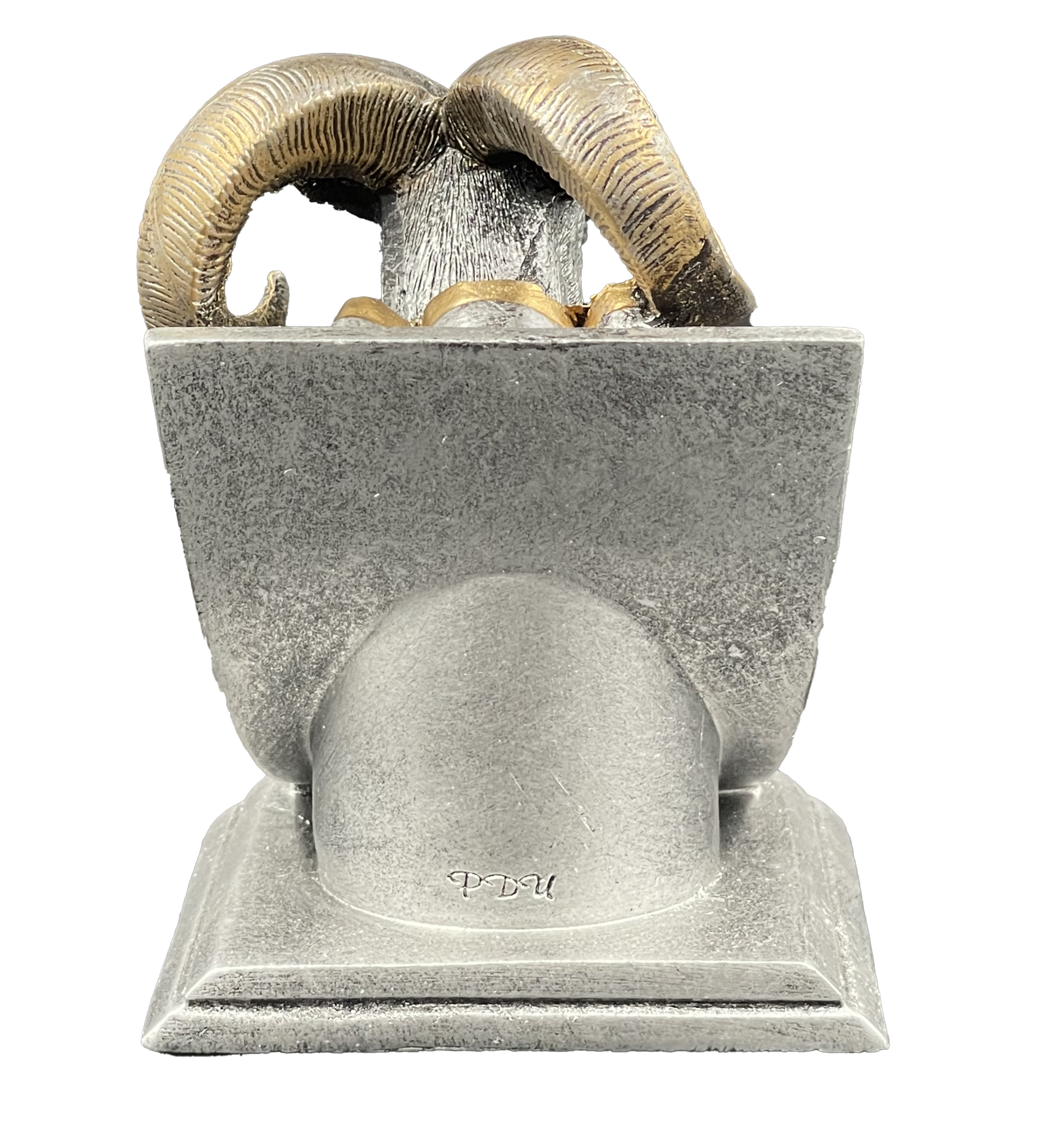 Ram Spirit Mascot Trophy Rear