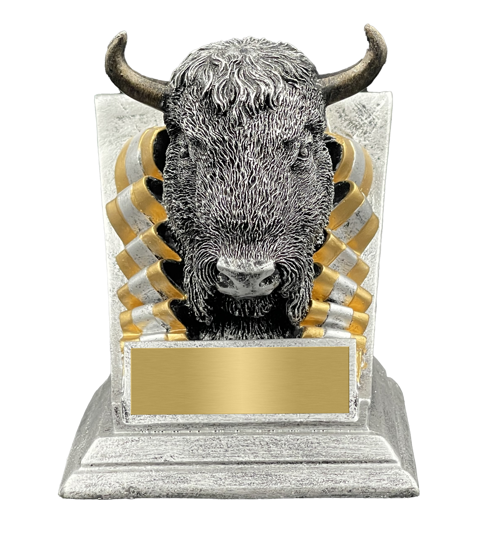 Buffalo Spirit Mascot Trophy Front