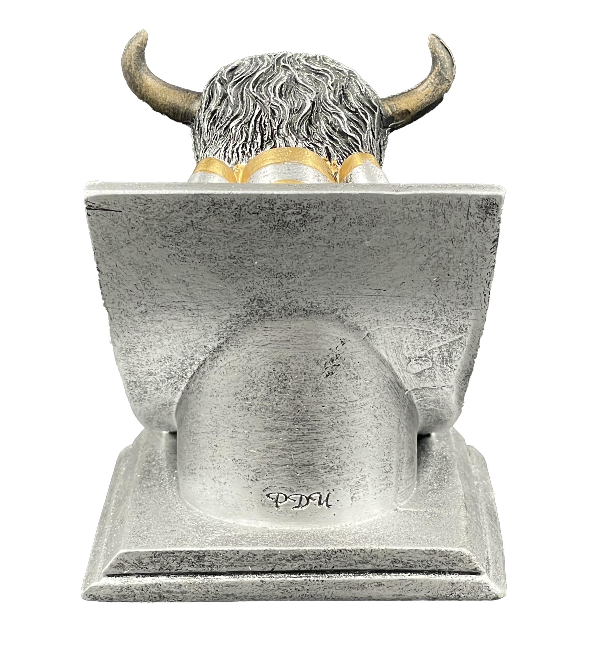 Buffalo Spirit Mascot Trophy Rear