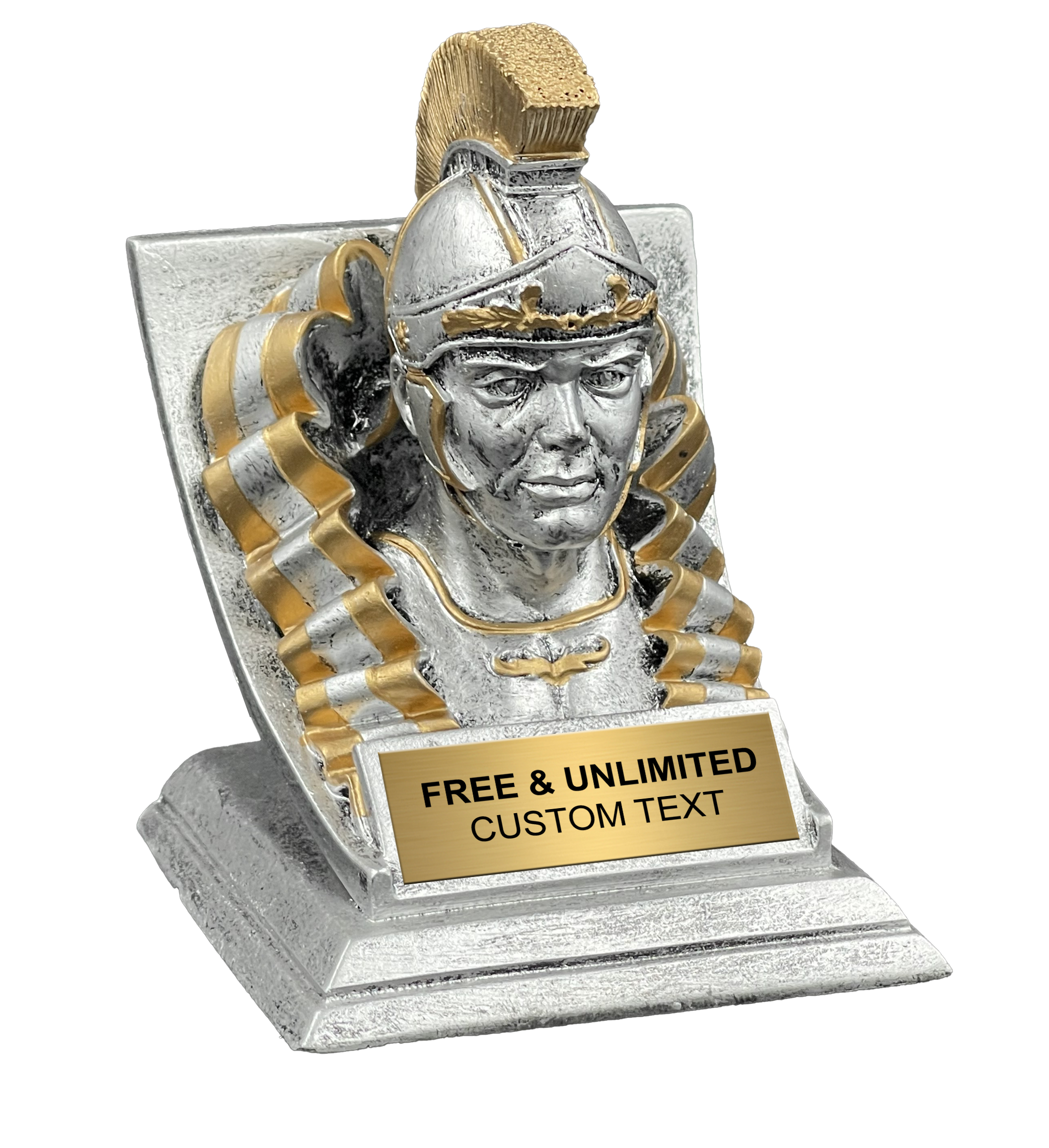 Custom Trojan Spirit Mascot Trophy