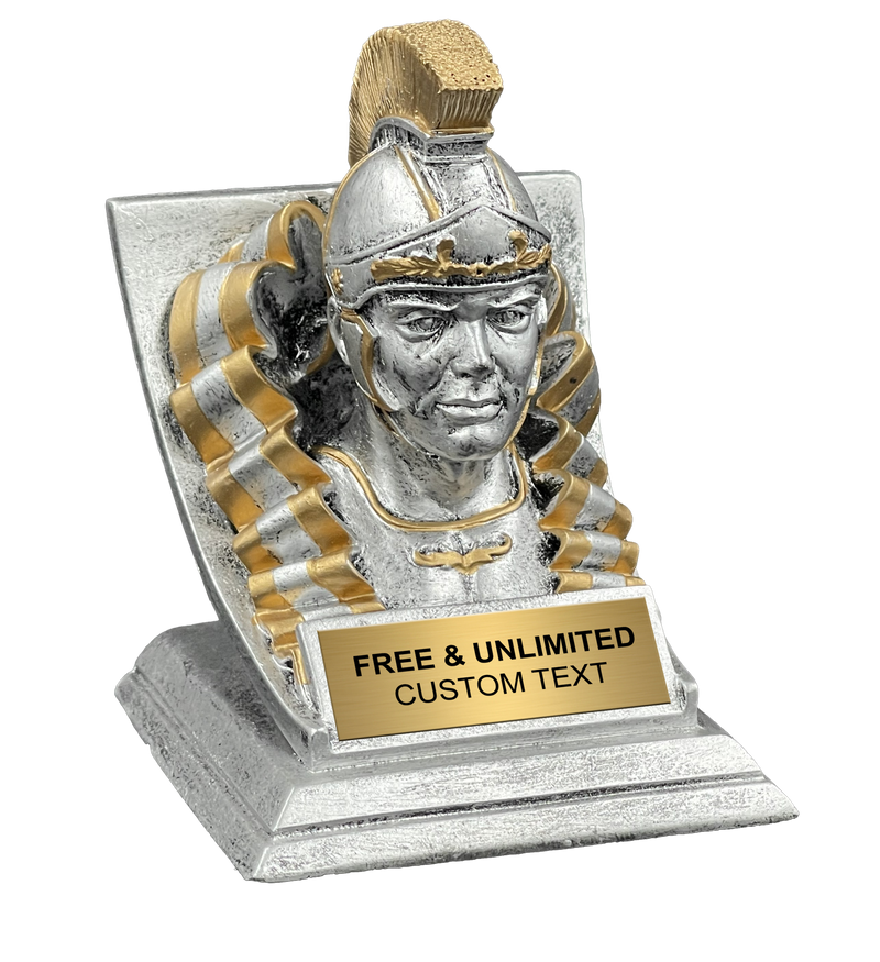 Custom Trojan Spirit Mascot Trophy