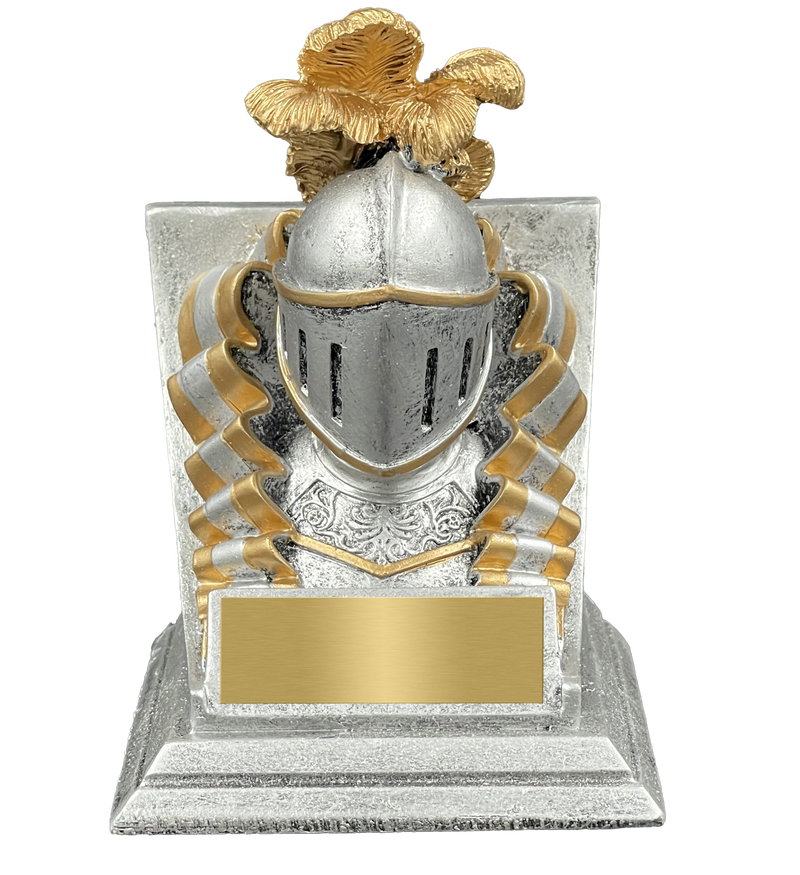 Knight Spirit Mascot Trophy Front