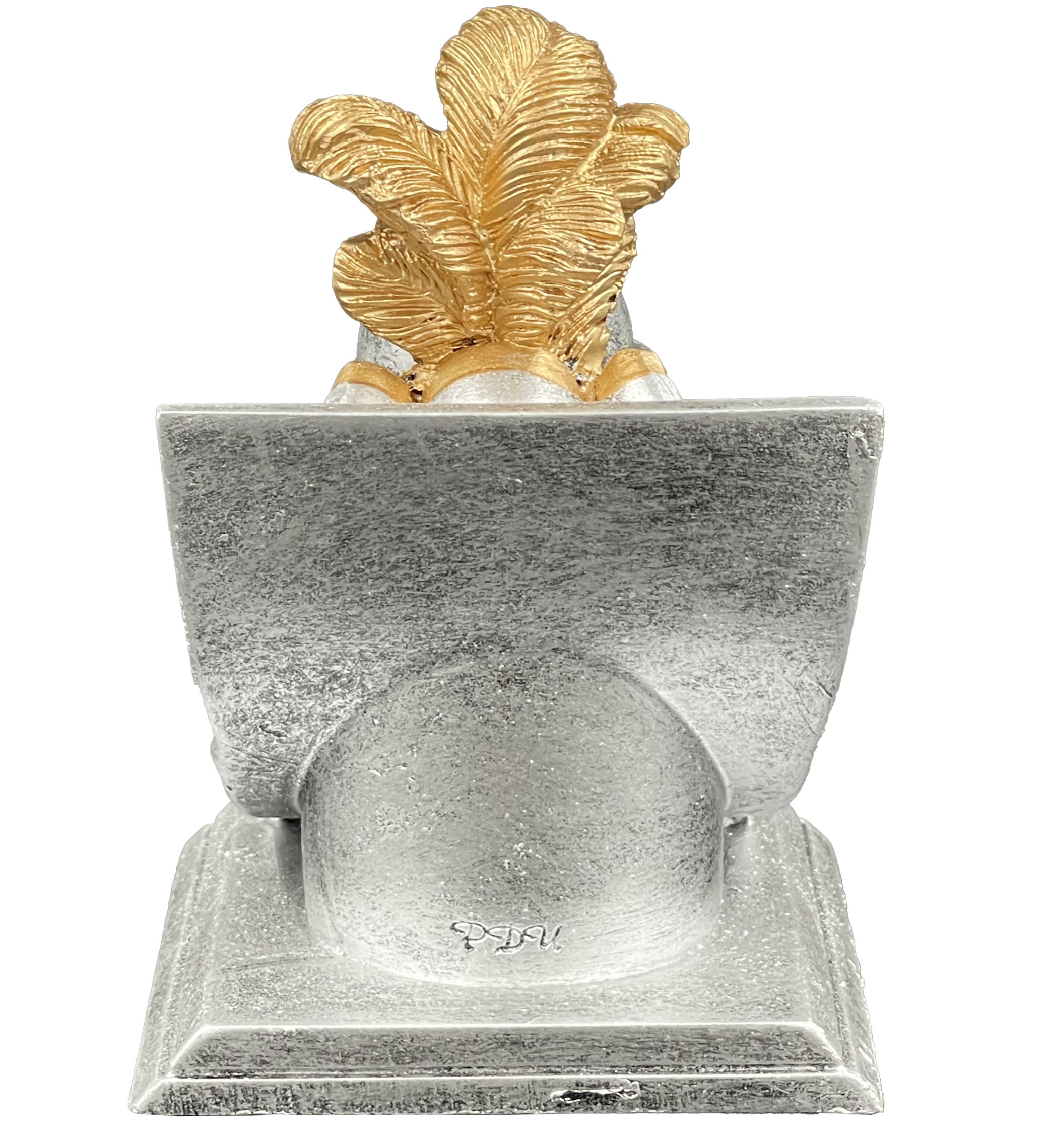 Knight Spirit Mascot Trophy Rear