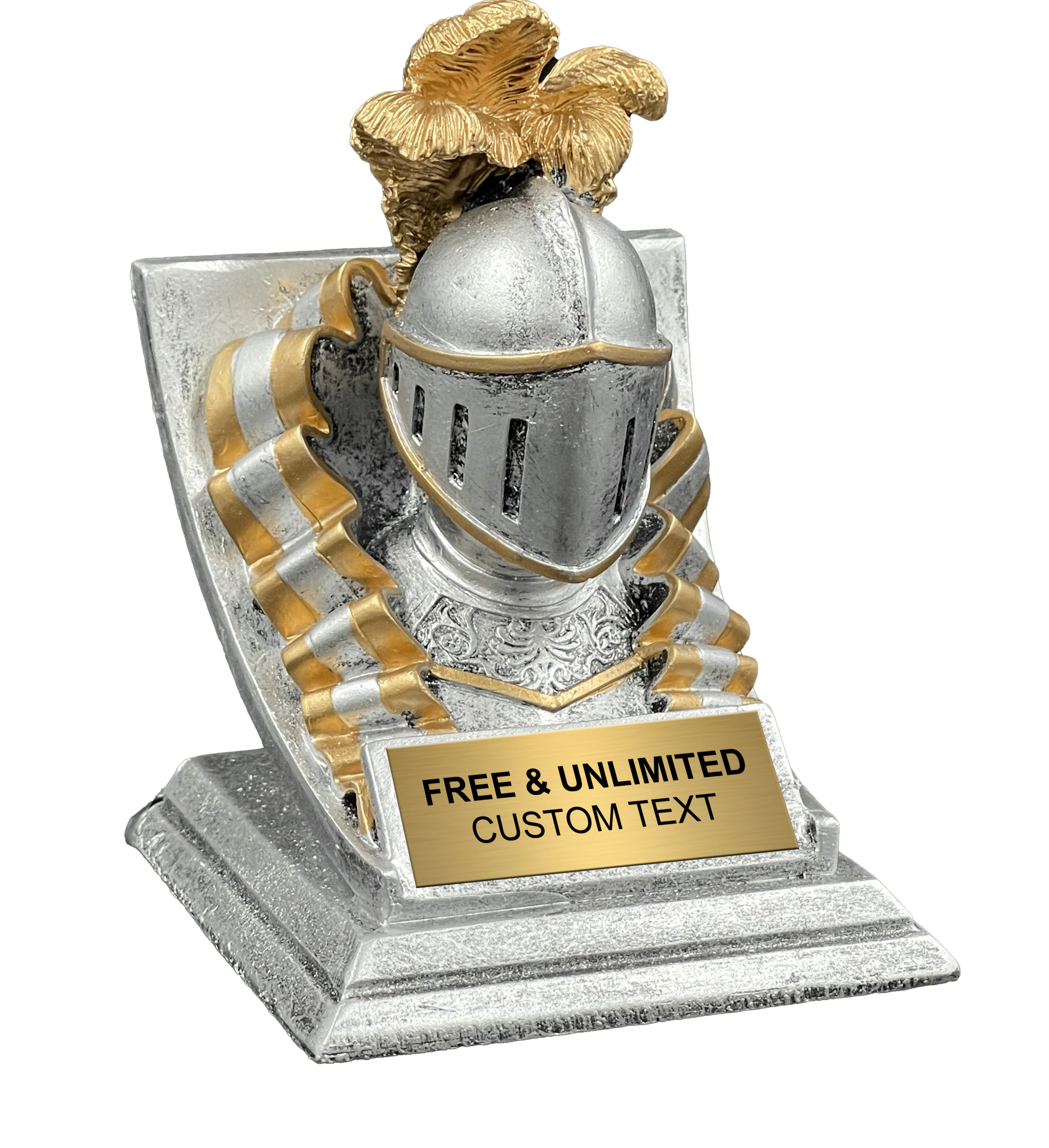 Custom Knight Spirit Mascot Trophy