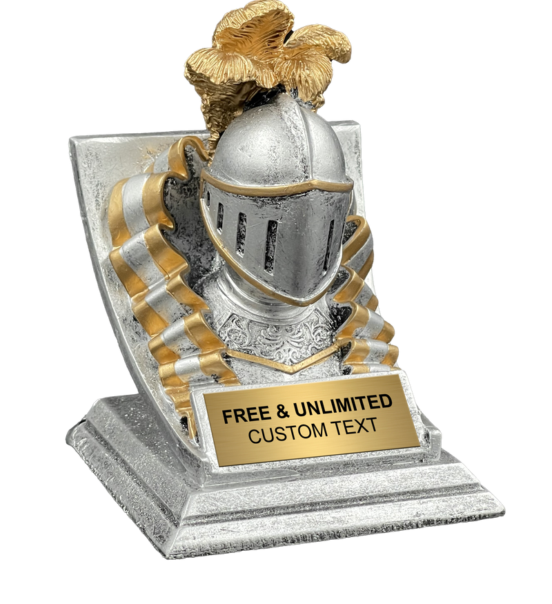Custom Knight Spirit Mascot Trophy