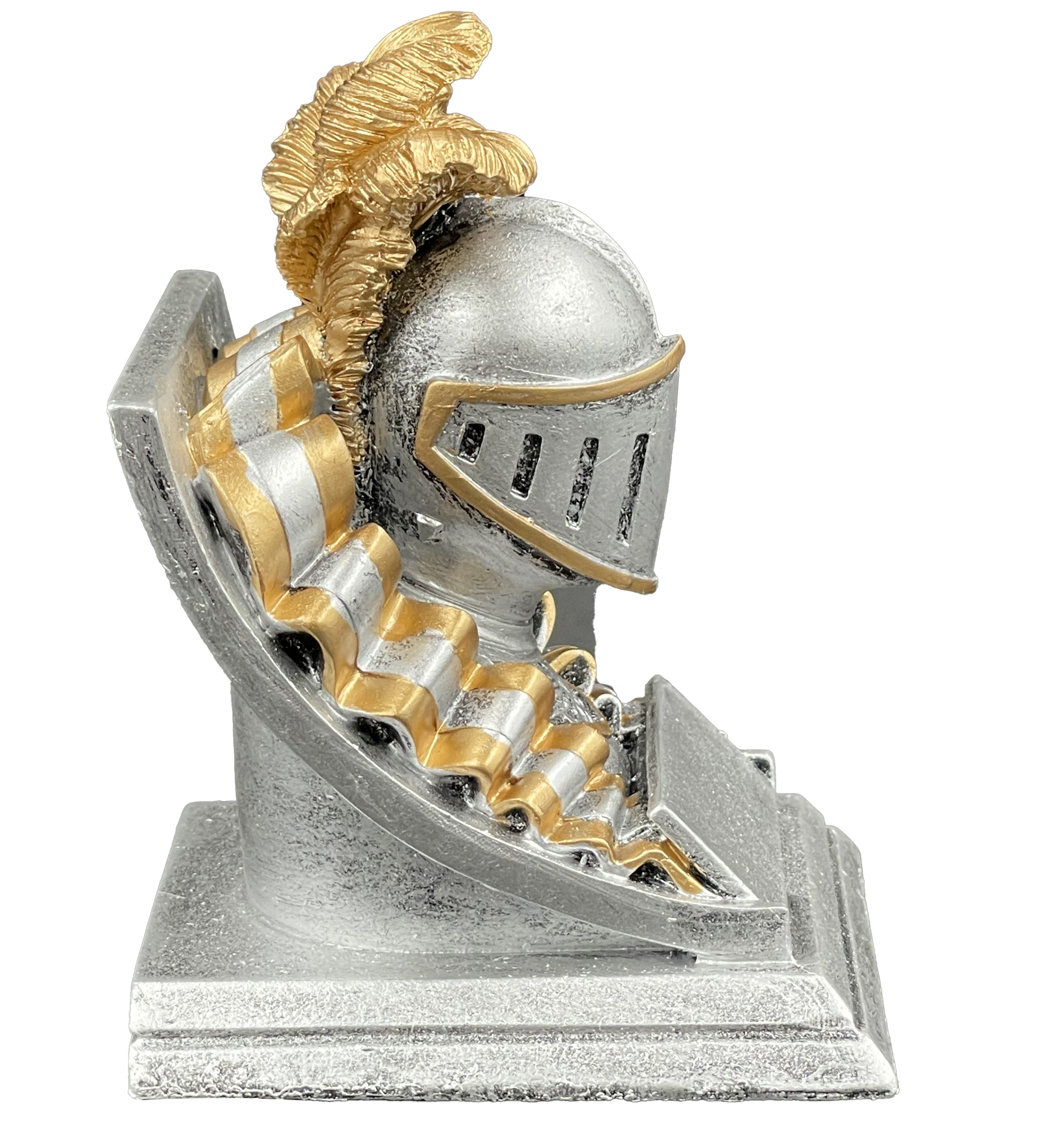 Knight Spirit Mascot Trophy Side