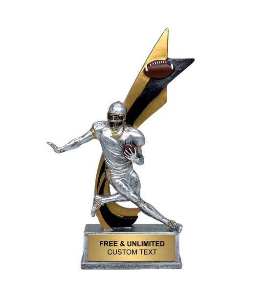 Live Action Football Trophies