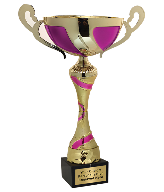 Gold/Pink Spiral Cup