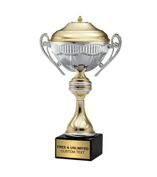 Gold & Silver Cup with Lid