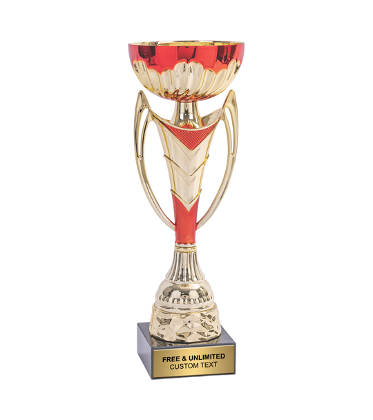 Red and Gold Flare Cup