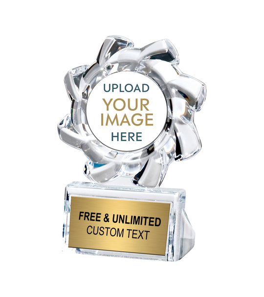 Acrylite Sunflower Custom Insert Trophy