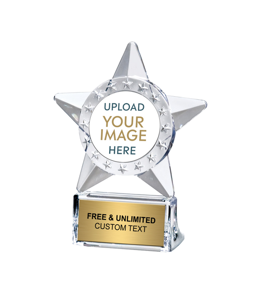 Acrylite Star Custom Insert Trophy