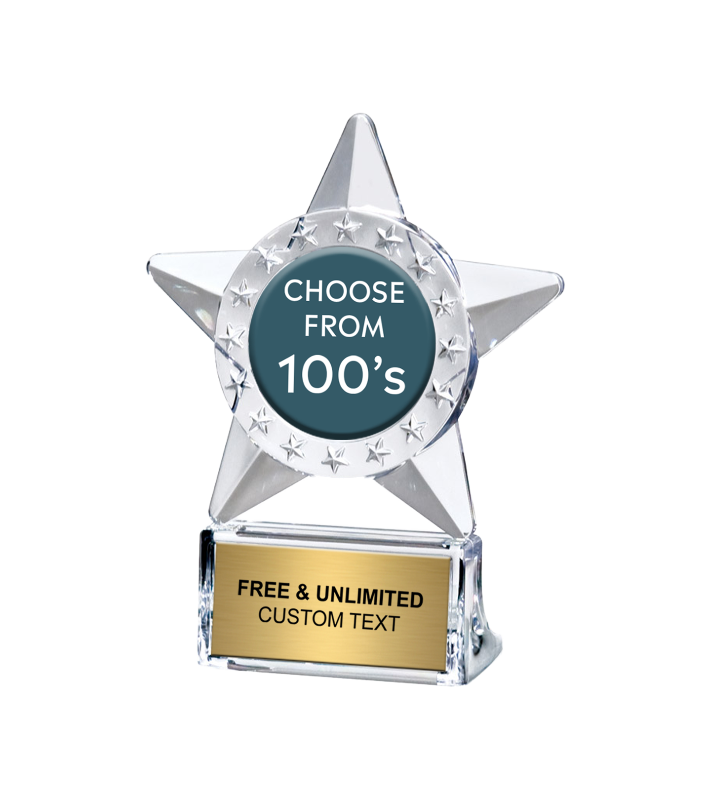 Acrylite Star Insert Trophy