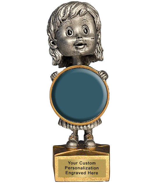 Female insert bobblehead