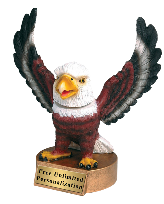 Eagle Bobblehead Mascot Trophy