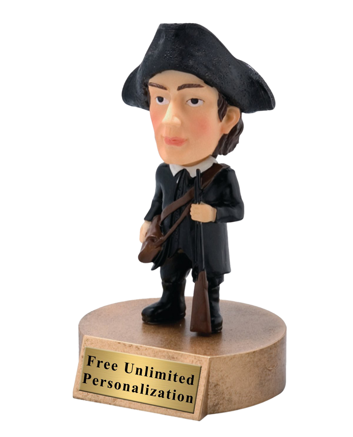 Patriot Bobblehead Mascot Trophy