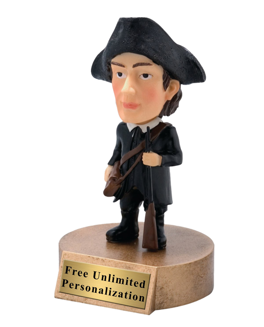 Patriot Bobblehead Mascot Trophy