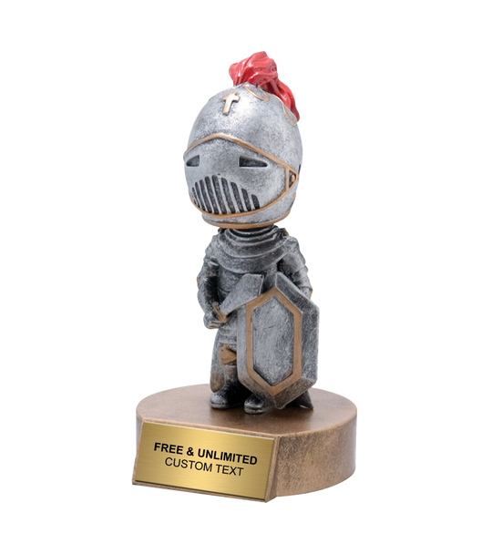 Knight Bobblehead Mascot Trophy