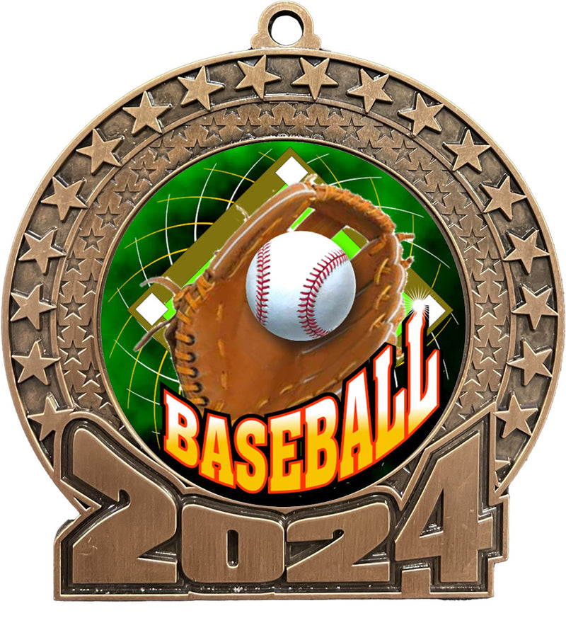 2024 Baseball Insert Medal