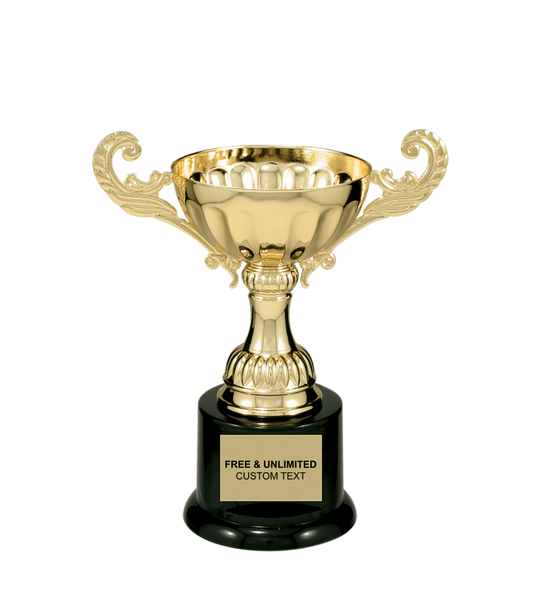 Elegant Gold Metal Cup Trophy