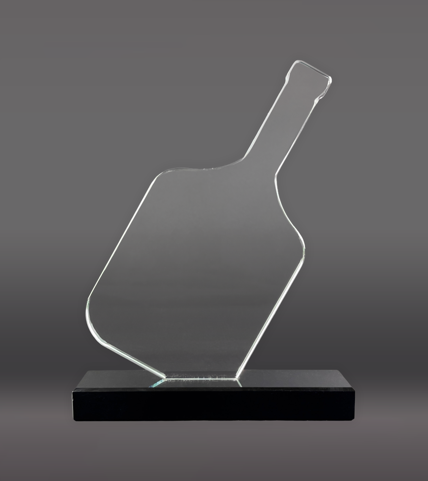Pickleball Paddle Crystal Award