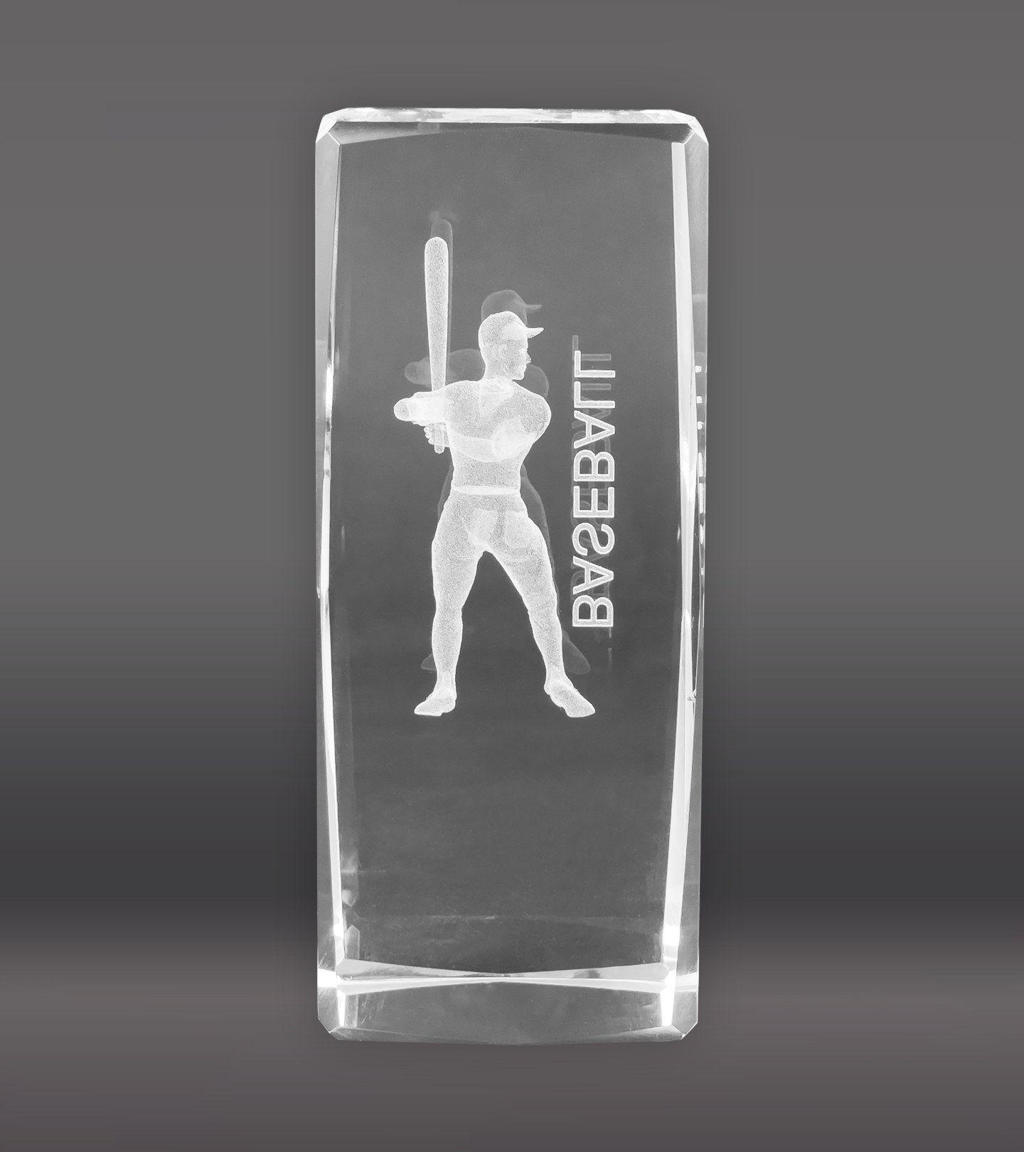 3D Baseball Sports Crystal