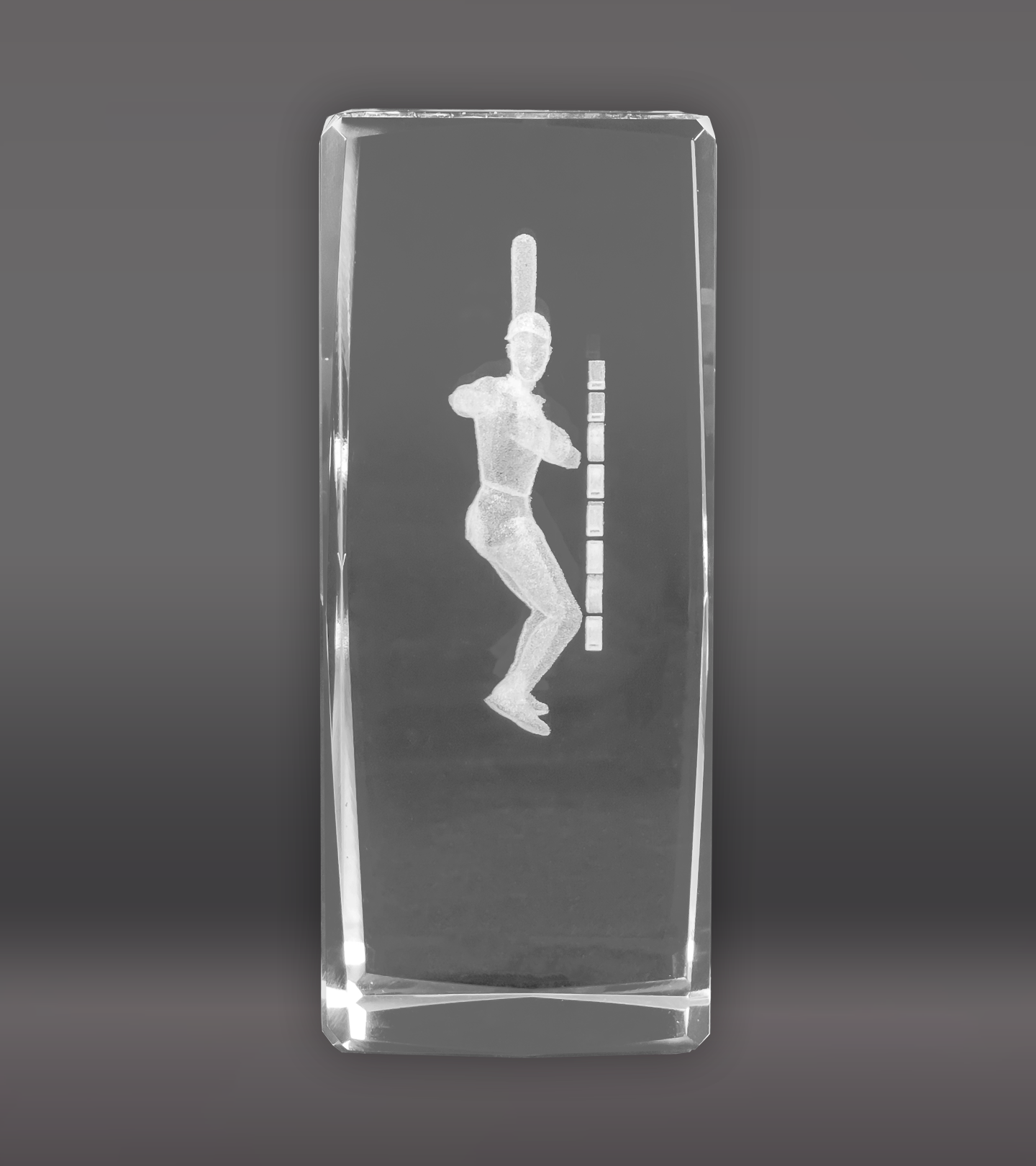 3D Baseball Sports Crystal