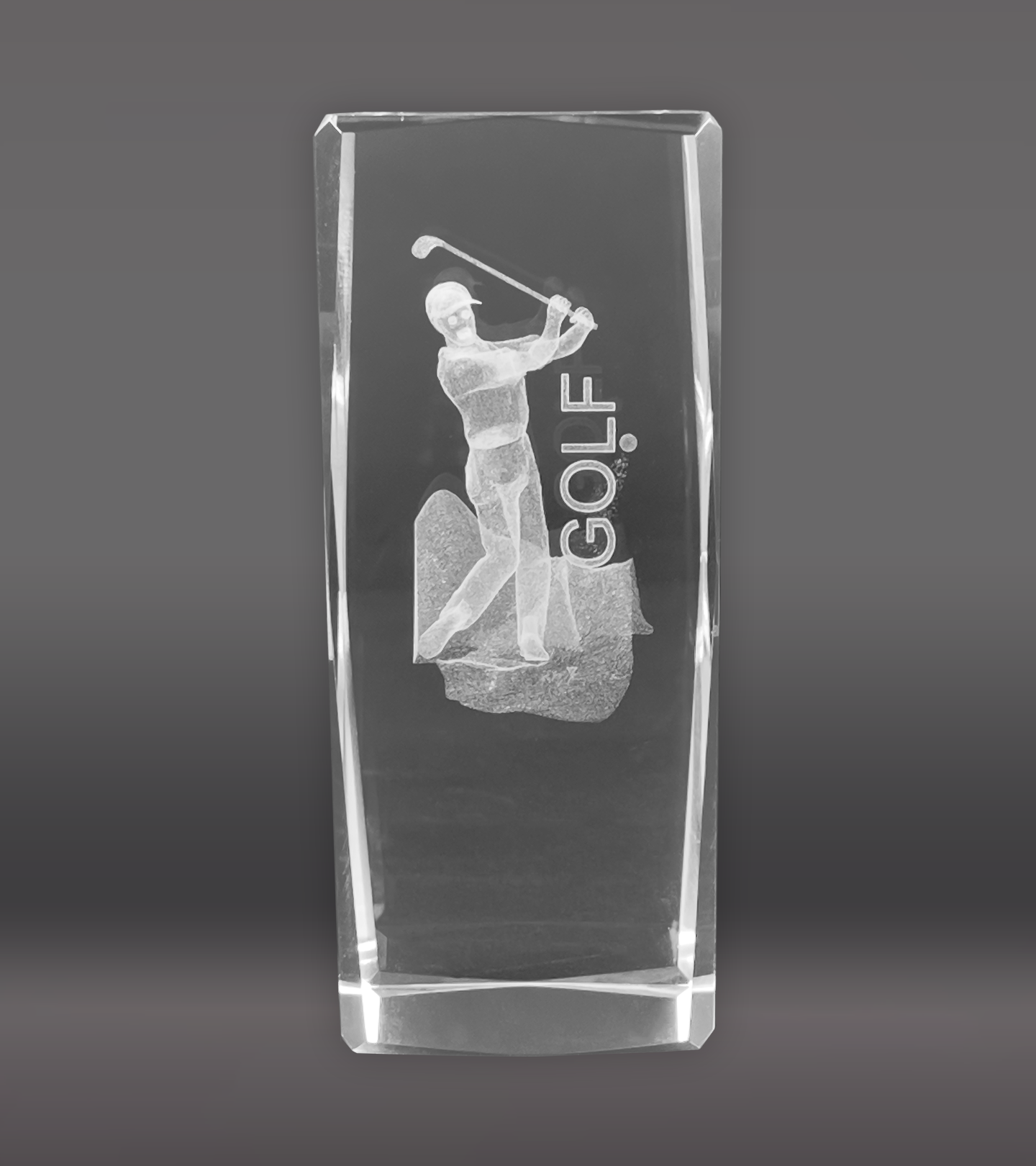 3D Golf Sports Crystal – Male