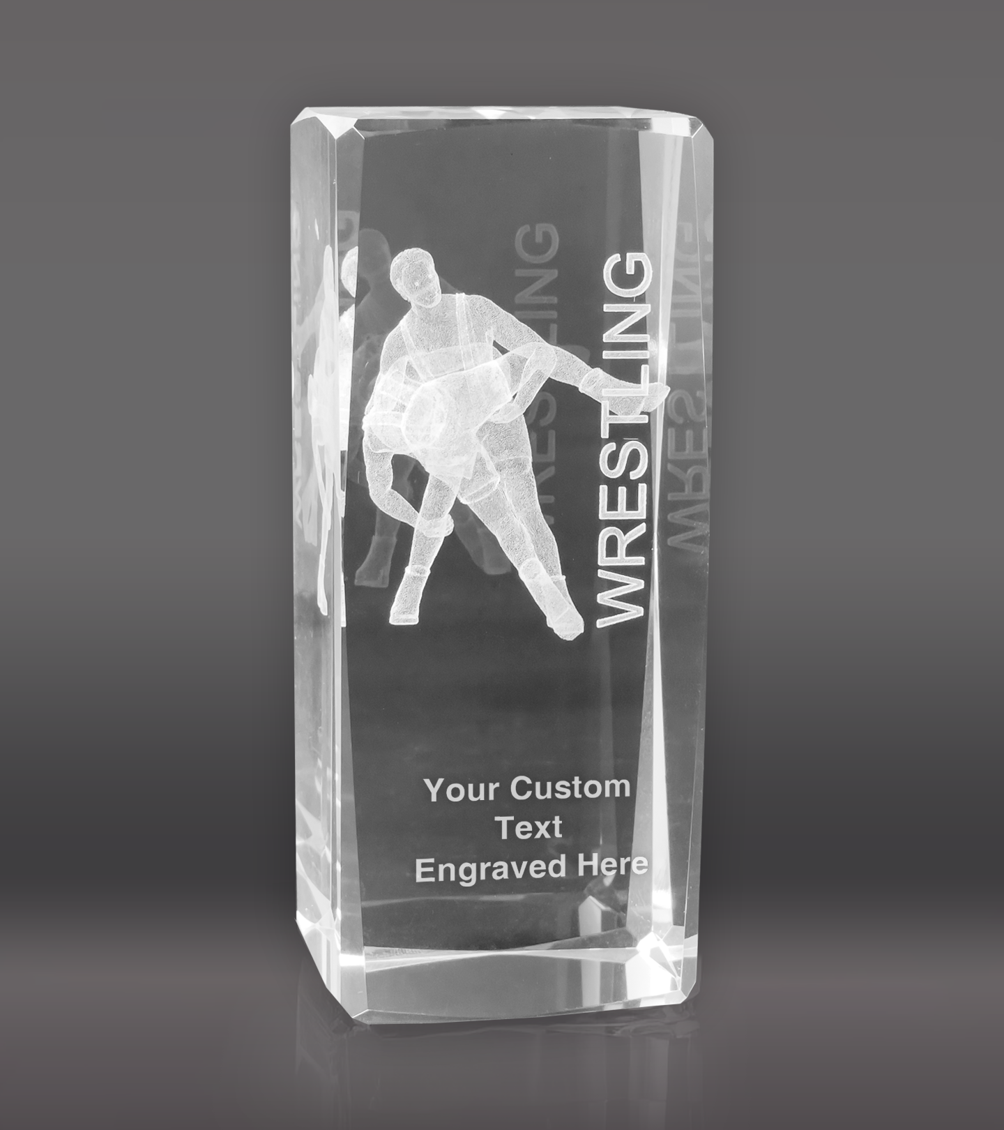 3D Wrestling Sports Crystal