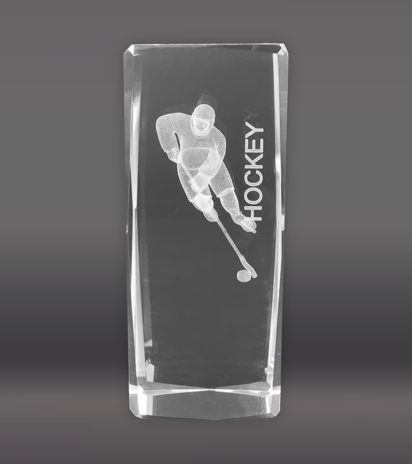 3D Hockey Sports Crystal