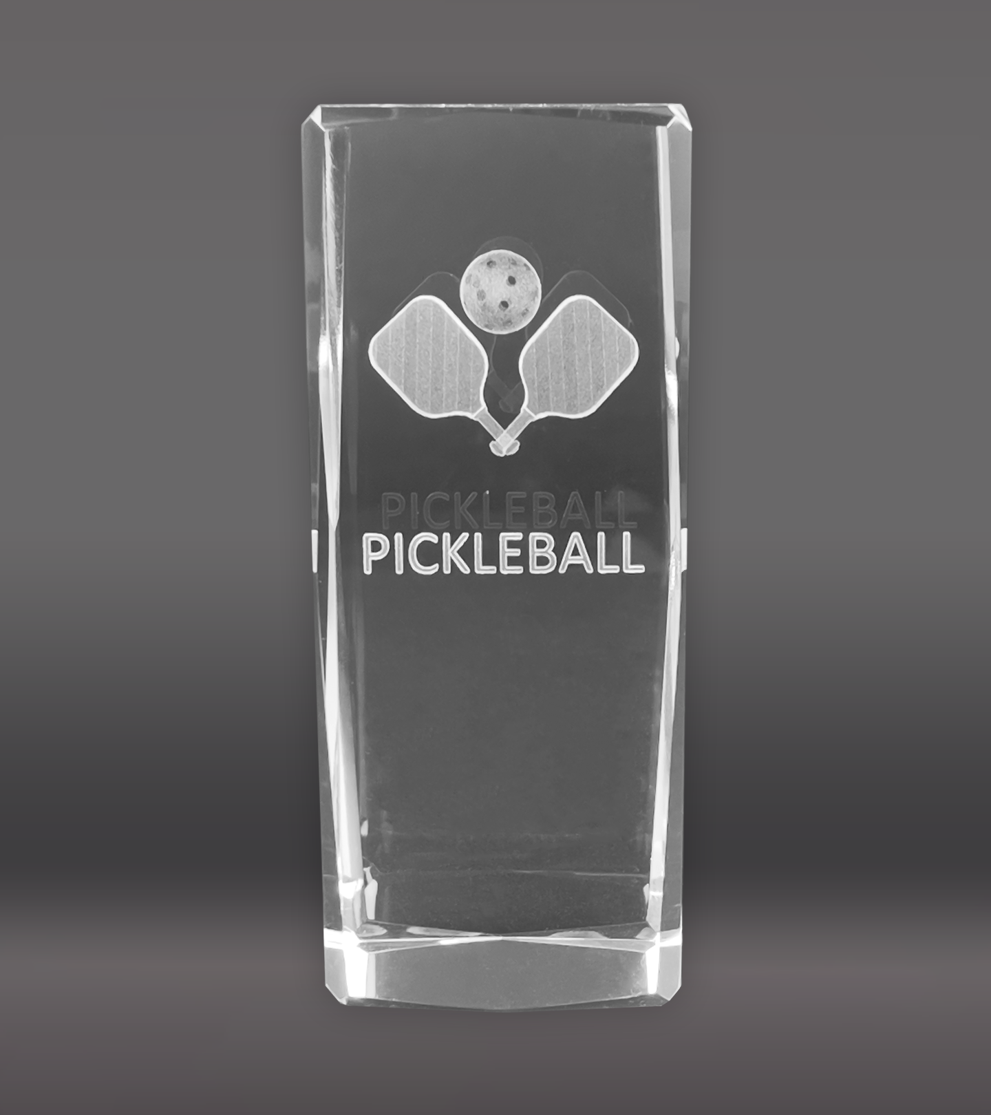 3D Pickleball Sport Crystal