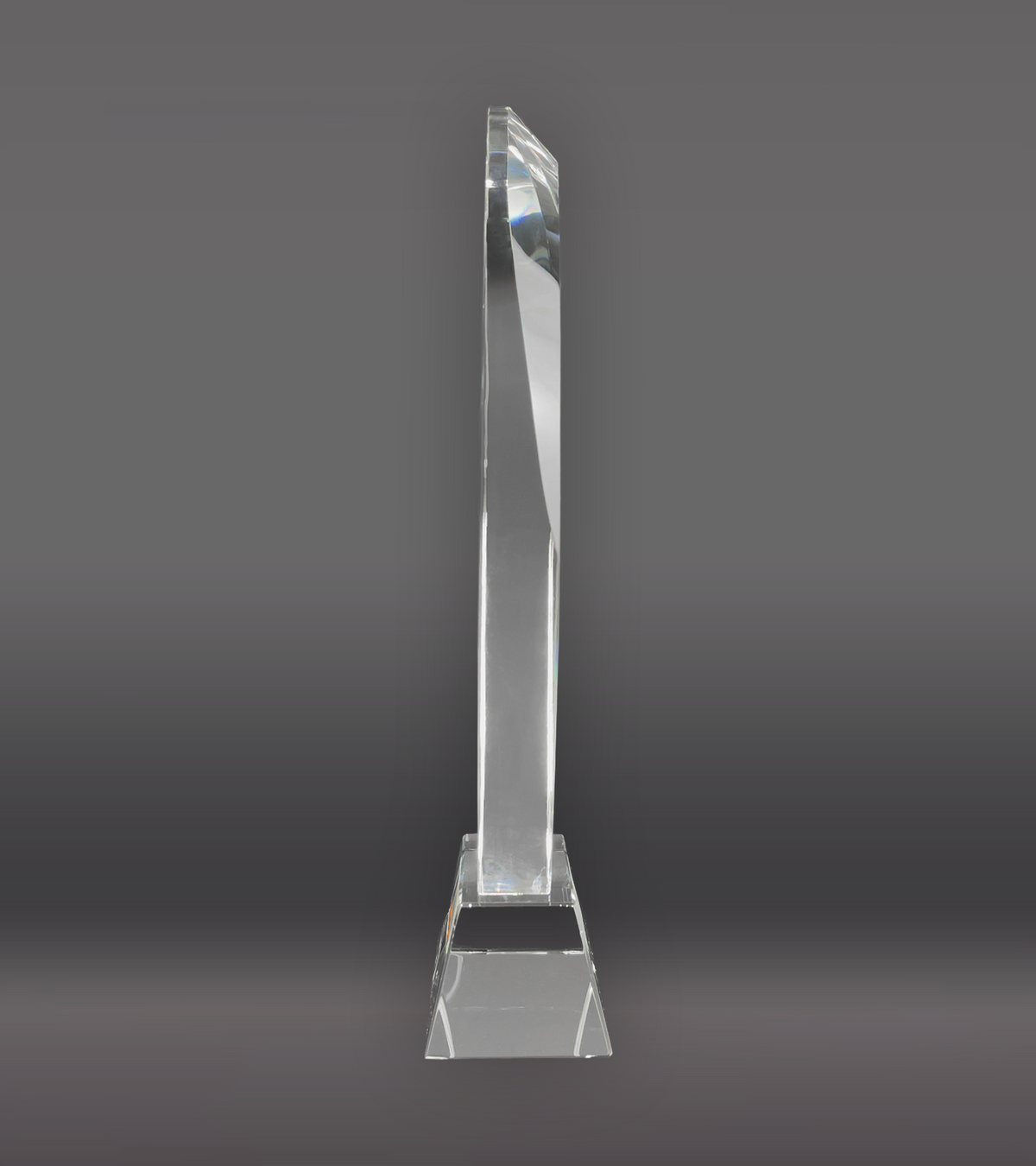Cascade Custom Crystal Award Side