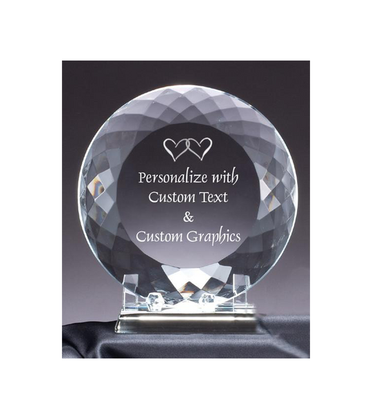 Circle Plate Crystal