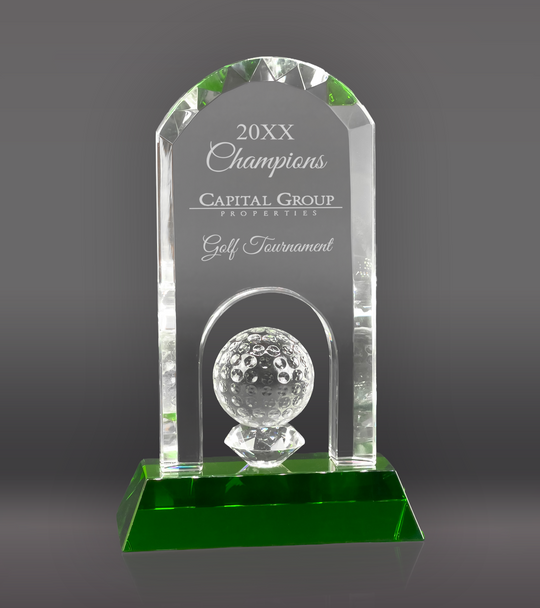 Golf Dome Crystal Award