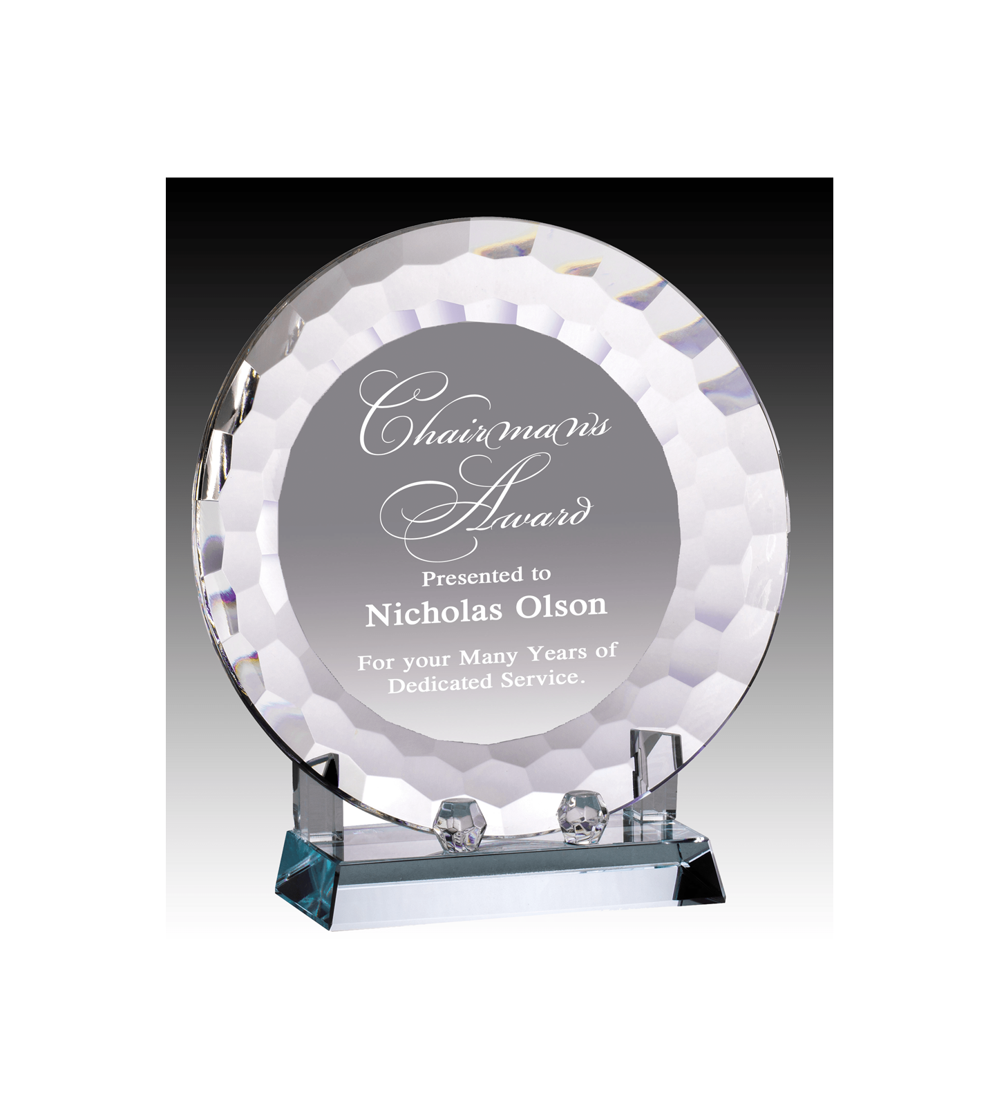 Crystal Plate Award