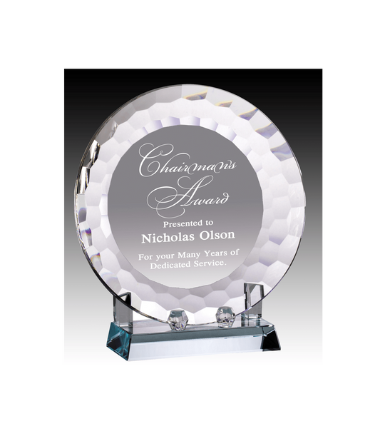 Crystal Plate Award